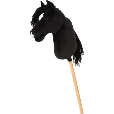 SMALL FOOT Koń na kiju Eddie czarny Hobby Horse | Pan Piksel