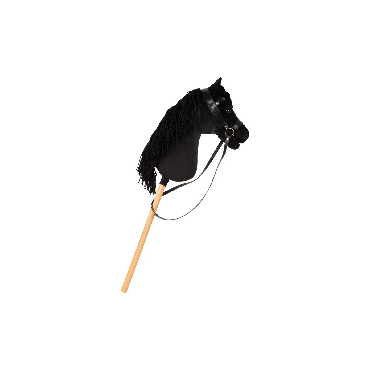 SMALL FOOT Koń na kiju Eddie czarny Hobby Horse | Pan Piksel