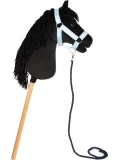 SMALL FOOT Koń na kiju Eddie czarny Hobby Horse | Pan Piksel