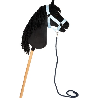 SMALL FOOT Koń na kiju Eddie czarny Hobby Horse | Pan Piksel