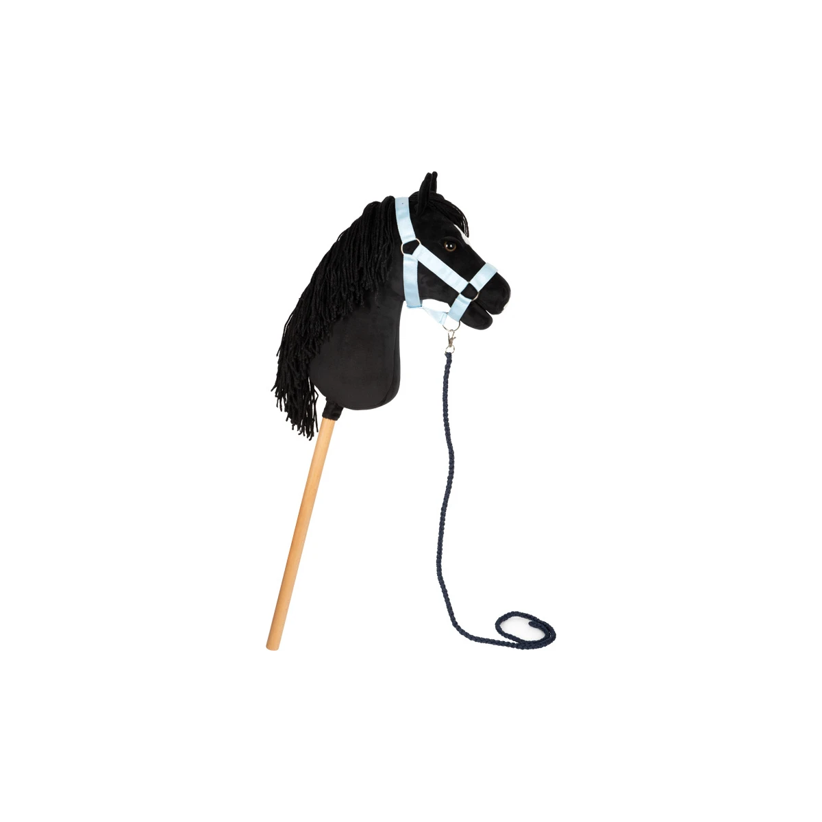 SMALL FOOT Koń na kiju Eddie czarny Hobby Horse | Pan Piksel