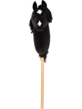 SMALL FOOT Koń na kiju Eddie czarny Hobby Horse | Pan Piksel