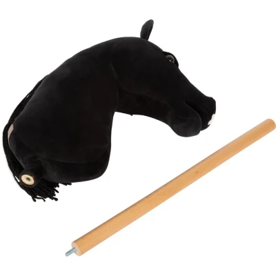 SMALL FOOT Koń na kiju Eddie czarny Hobby Horse | Pan Piksel