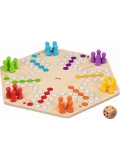 GOKI Ludo drewniana gra planszowa chińczyk | Pan Piksel