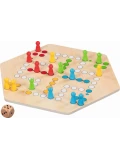 GOKI Ludo drewniana gra planszowa chińczyk | Pan Piksel