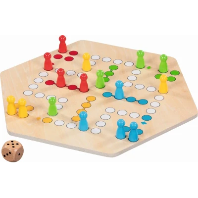 GOKI Ludo drewniana gra planszowa chińczyk | Pan Piksel