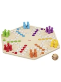 GOKI Ludo drewniana gra planszowa chińczyk | Pan Piksel
