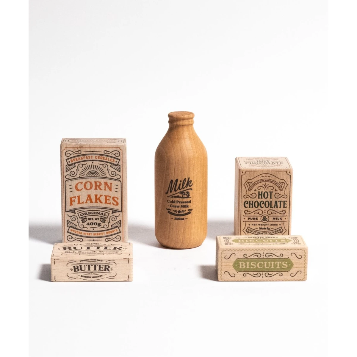 WOODEN STORY Montessori market Masło | Pan Piksel