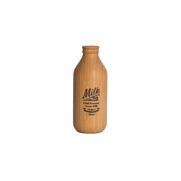 WOODEN STORY Montessori market Butelka Mleka | Pan Piksel