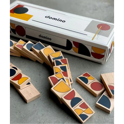 WOODEN STORY Drewniana Gra Domino | Pan Piksel