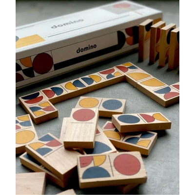 WOODEN STORY Drewniana Gra Domino | Pan Piksel