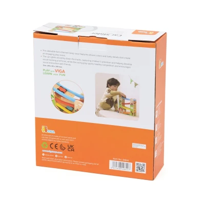 Viga 44844 Drewniana Zjeżdżalnia Samochodowa Farma | Pan Piksel