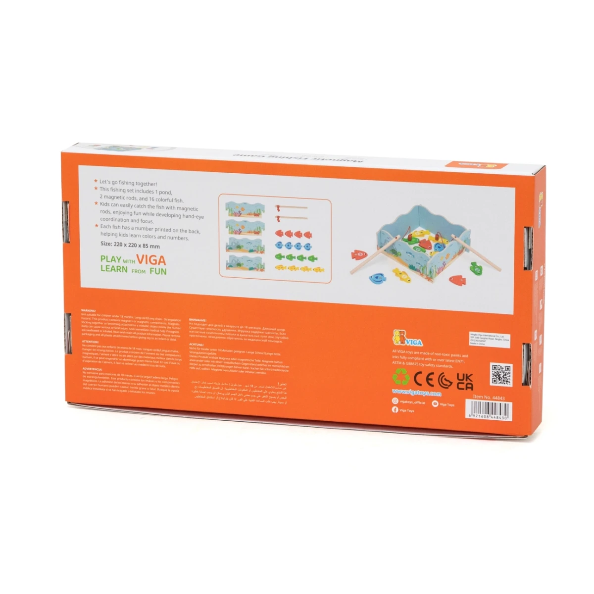 Viga 44843 Gra Magnetyczna Łowienie Rybek z Liczbami | Pan Piksel