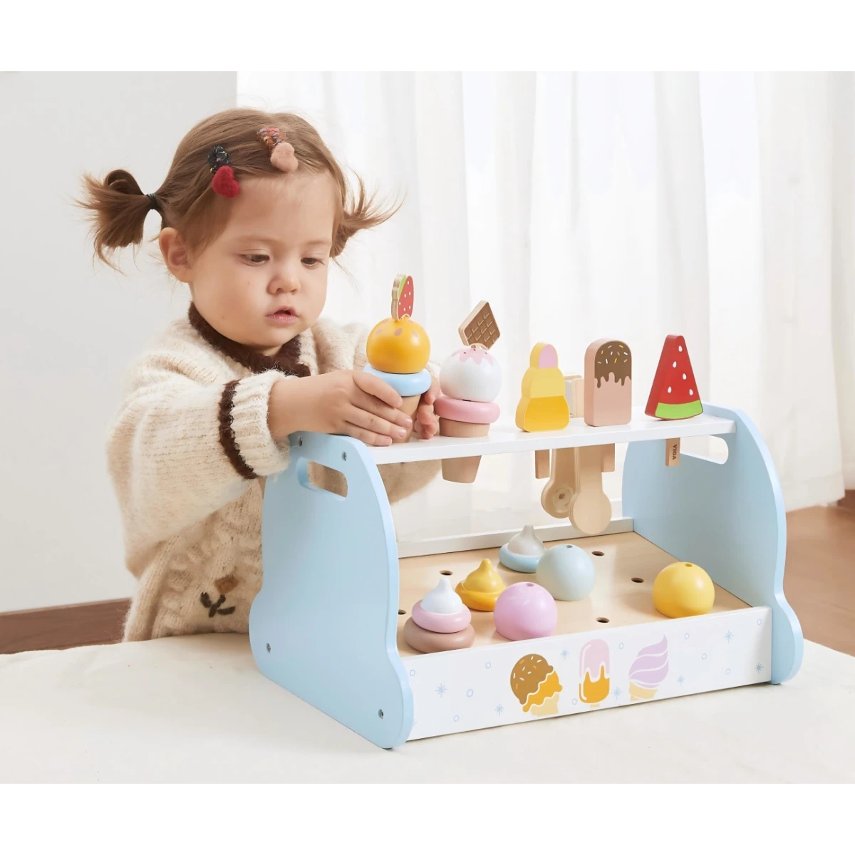 Viga 44842 Drewniana Mini Lodziarnia Cukiernia | Pan Piksel