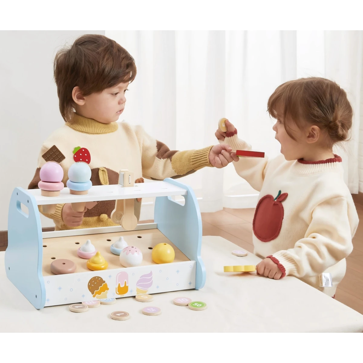 Viga 44842 Drewniana Mini Lodziarnia Cukiernia | Pan Piksel