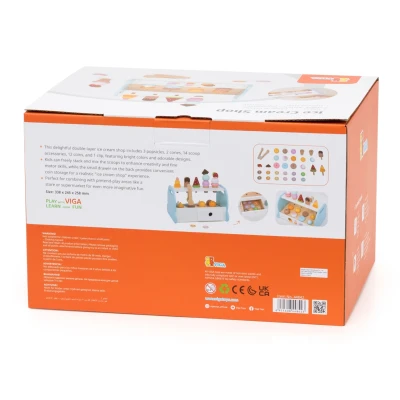Viga 44842 Drewniana Mini Lodziarnia Cukiernia | Pan Piksel