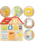 Viga 44823 Drewniana Tablica Manipulacyjna Domek Odkrywania i Nauki | Pan Piksel