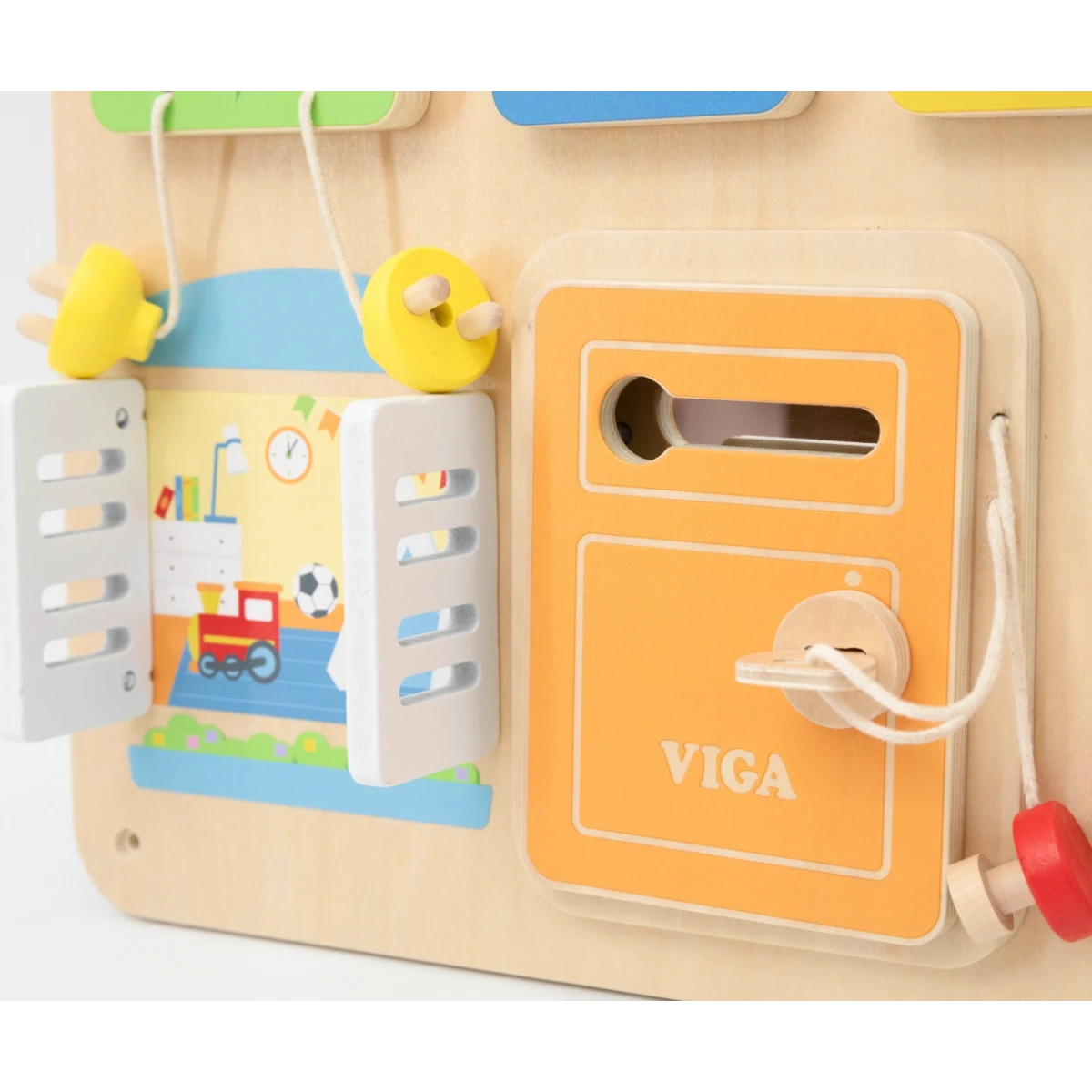 Viga 44823 Drewniana Tablica Manipulacyjna Domek Odkrywania i Nauki | Pan Piksel