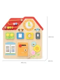 Viga 44823 Drewniana Tablica Manipulacyjna Domek Odkrywania i Nauki | Pan Piksel
