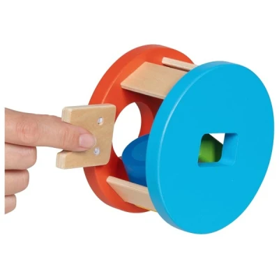 GOKI Kolorowy sorter edukacyjny z drewna Rundolino