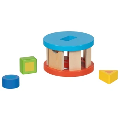 GOKI Kolorowy sorter edukacyjny z drewna Rundolino