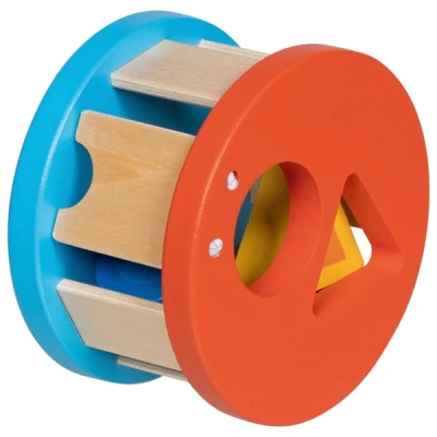 GOKI Kolorowy sorter edukacyjny z drewna Rundolino