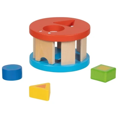 GOKI Kolorowy sorter edukacyjny z drewna Rundolino