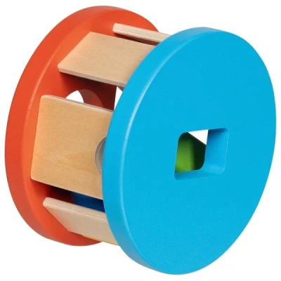 GOKI Kolorowy sorter edukacyjny z drewna Rundolino