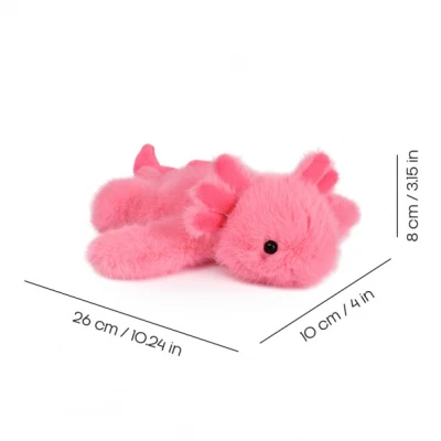 DOUDOU ET COMPAGNIE DOUDOU pluszowa bransoletka slap aksolotl Podcoll Histoire d'Ours różowy