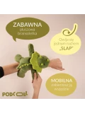 DOUDOU ET COMPAGNIE DOUDOU pluszowa bransoletka slap dinozaur Podcoll Histoire d'Ours ciemny zielony