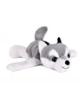 DOUDOU ET COMPAGNIE DOUDOU pluszowa bransoletka slap husky Podcoll Histoire d'Ours jasny szary