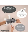 DOUDOU ET COMPAGNIE DOUDOU pluszowa bransoletka slap husky Podcoll Histoire d'Ours jasny szary