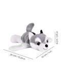 DOUDOU ET COMPAGNIE DOUDOU pluszowa bransoletka slap husky Podcoll Histoire d'Ours jasny szary