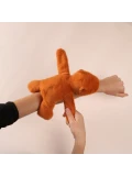 DOUDOU ET COMPAGNIE DOUDOU pluszowa bransoletka slap kapibara Podcoll Histoire d'Ours rudy brązowy