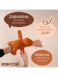 DOUDOU ET COMPAGNIE DOUDOU pluszowa bransoletka slap kapibara Podcoll Histoire d'Ours rudy brązowy