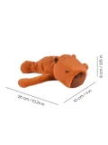 DOUDOU ET COMPAGNIE DOUDOU pluszowa bransoletka slap kapibara Podcoll Histoire d'Ours rudy brązowy