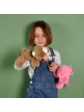 DOUDOU ET COMPAGNIE DOUDOU pluszowa bransoletka slap aksolotl Podcoll Histoire d'Ours różowy