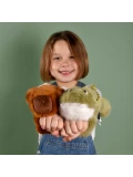 DOUDOU ET COMPAGNIE DOUDOU pluszowa bransoletka slap kapibara Podcoll Histoire d'Ours rudy brązowy