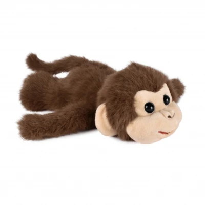 DOUDOU ET COMPAGNIE DOUDOU pluszowa bransoletka slap małpa Podcoll Histoire d'Ours brązowy