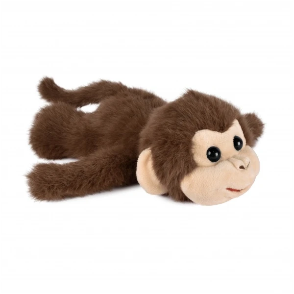 DOUDOU ET COMPAGNIE DOUDOU pluszowa bransoletka slap małpa Podcoll Histoire d'Ours brązowy