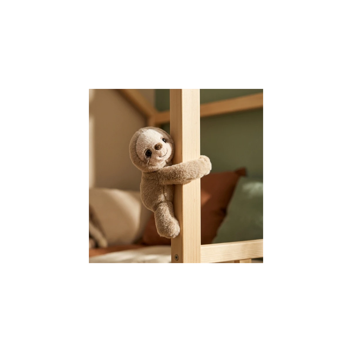 DOUDOU ET COMPAGNIE DOUDOU pluszowa bransoletka slap leniwiec Podcoll Histoire d'Ours beżowy