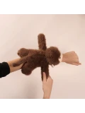 DOUDOU ET COMPAGNIE DOUDOU pluszowa bransoletka slap małpa Podcoll Histoire d'Ours brązowy