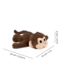 DOUDOU ET COMPAGNIE DOUDOU pluszowa bransoletka slap małpa Podcoll Histoire d'Ours brązowy