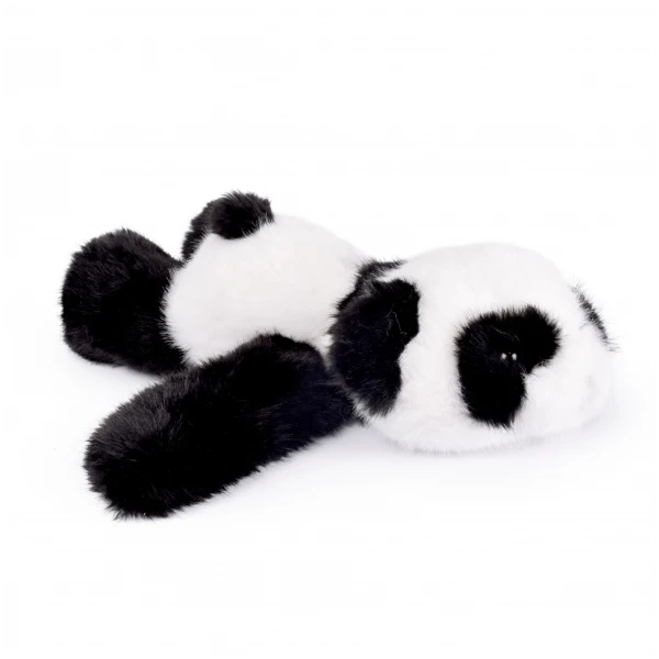 DOUDOU ET COMPAGNIE DOUDOU pluszowa bransoletka slap panda Podcoll Histoire d'Ours biały