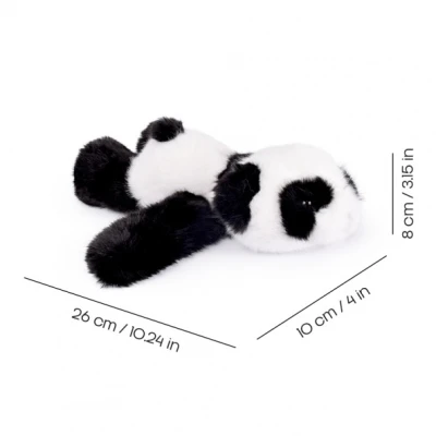 DOUDOU ET COMPAGNIE DOUDOU pluszowa bransoletka slap panda Podcoll Histoire d'Ours biały