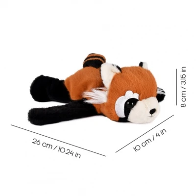 DOUDOU ET COMPAGNIE DOUDOU pluszowa bransoletka slap panda ruda Podcoll Histoire d'Ours pomarańczowy