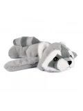 DOUDOU ET COMPAGNIE DOUDOU pluszowa bransoletka slap szop Podcoll Histoire d'Ours szary