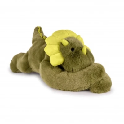 DOUDOU ET COMPAGNIE DOUDOU obciążeniowy pluszowy dinozaur Podcoll Histoire d'Ours 50 cm ciemny zielony