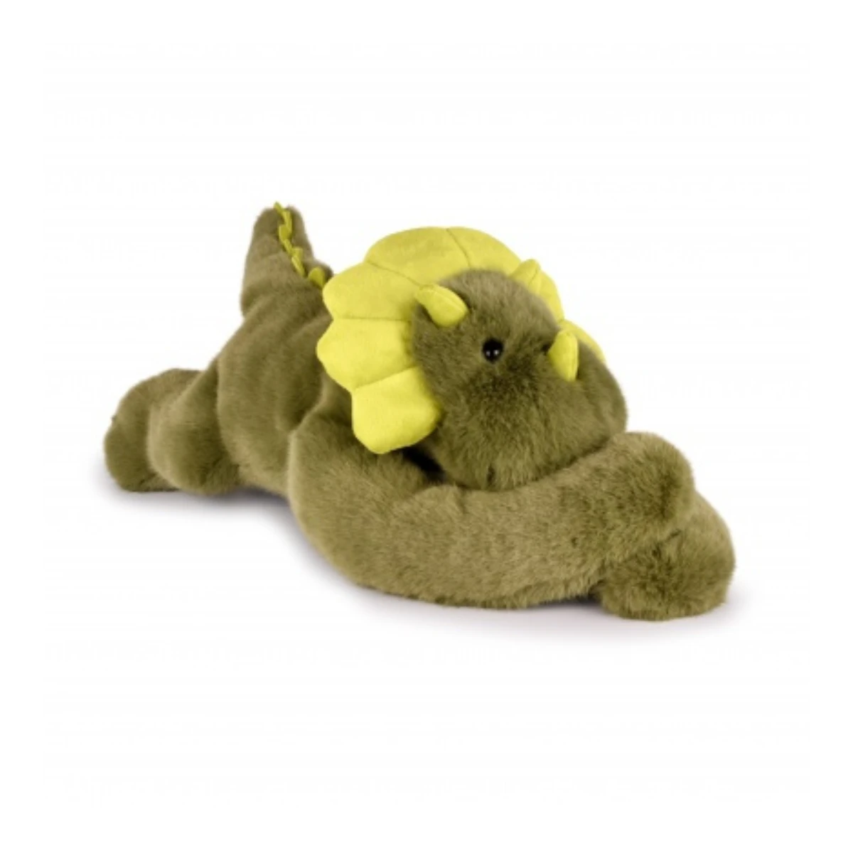 DOUDOU ET COMPAGNIE DOUDOU obciążeniowy pluszowy dinozaur Podcoll Histoire d'Ours 50 cm ciemny zielony