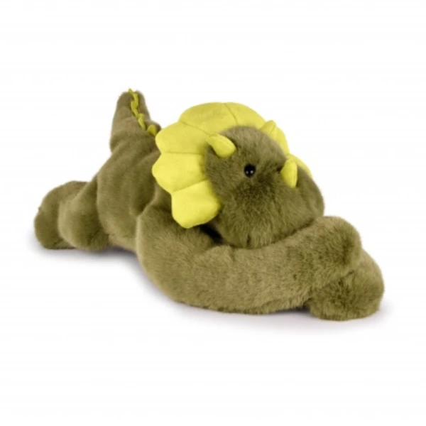 DOUDOU ET COMPAGNIE DOUDOU obciążeniowy pluszowy dinozaur Podcoll Histoire d'Ours 50 cm ciemny zielony